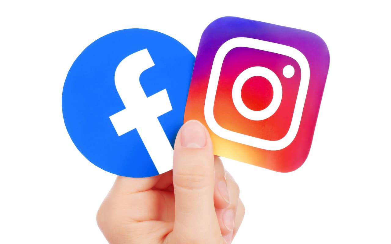 Logo Facebook und Instagram