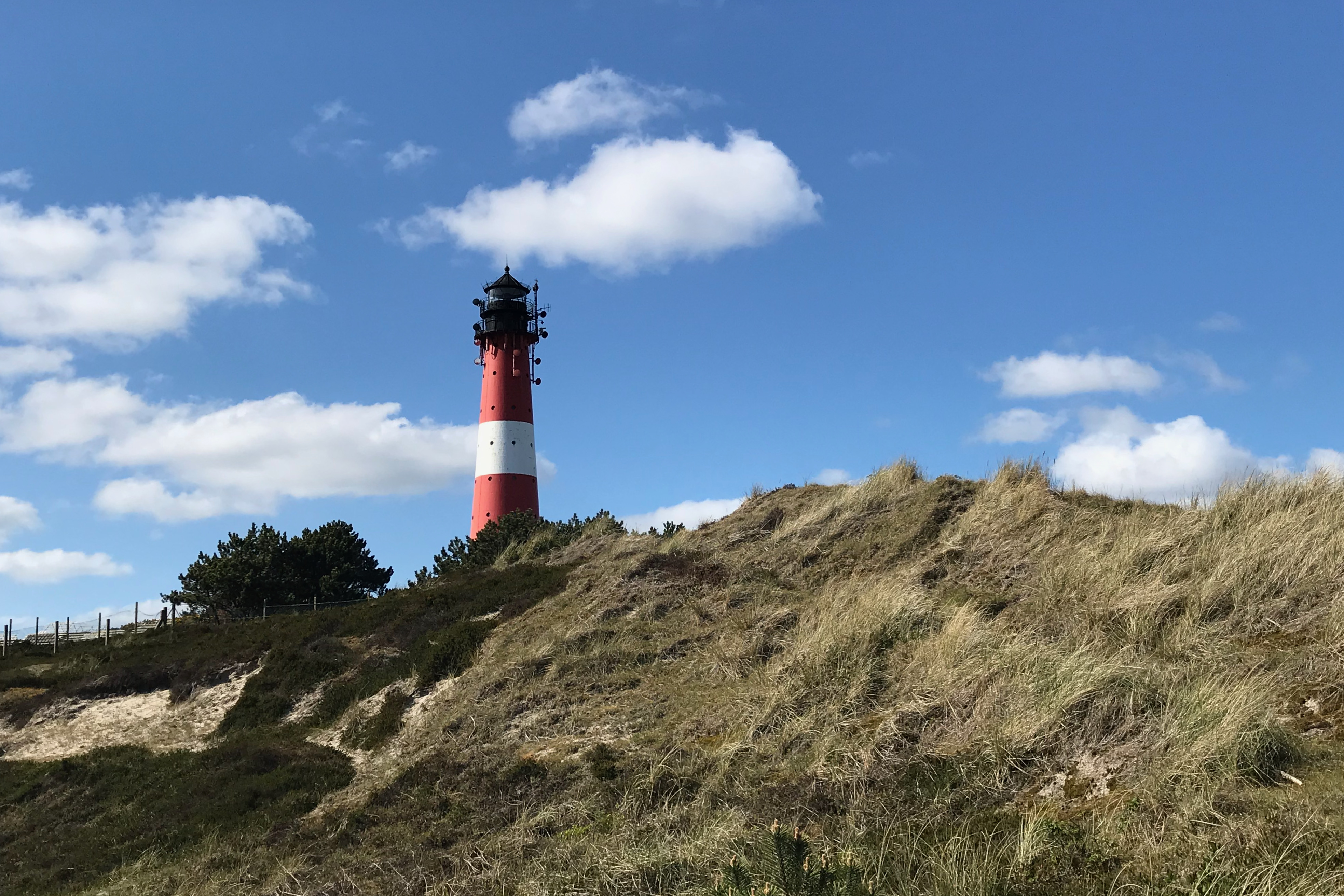 Leuchtturm von Hörnum auf der Insel Sylt