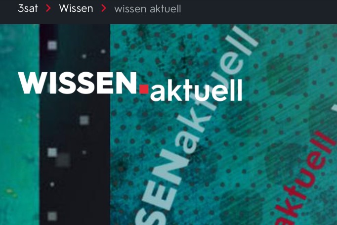 Logo der Wissenschaftssendung wissen aktuell auf 3sat