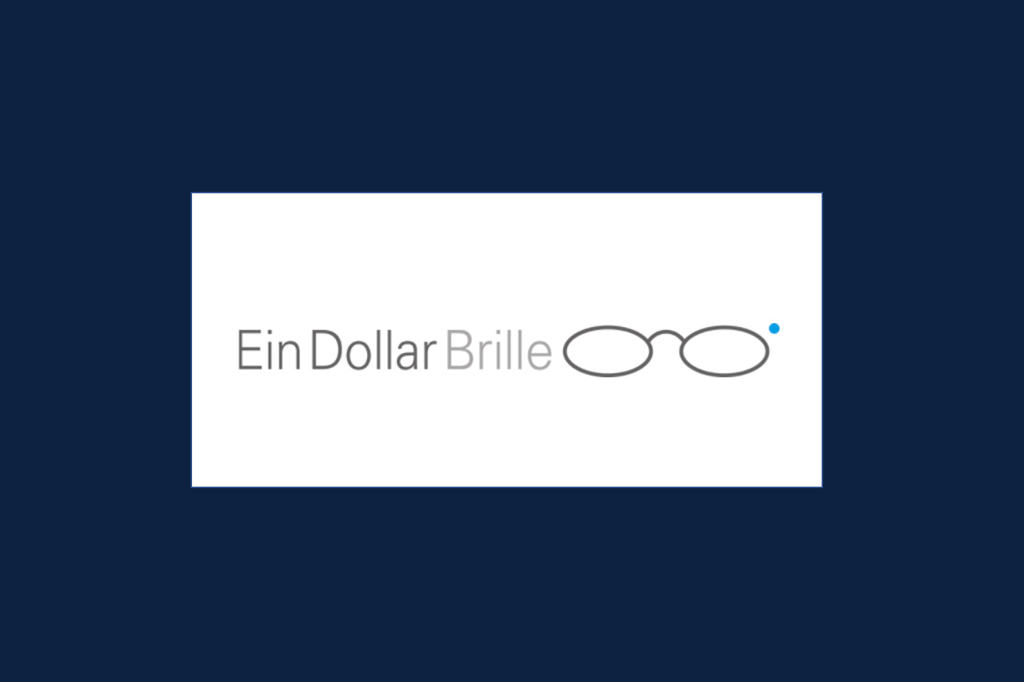 Logo der Website von der Ein Dollar Brille