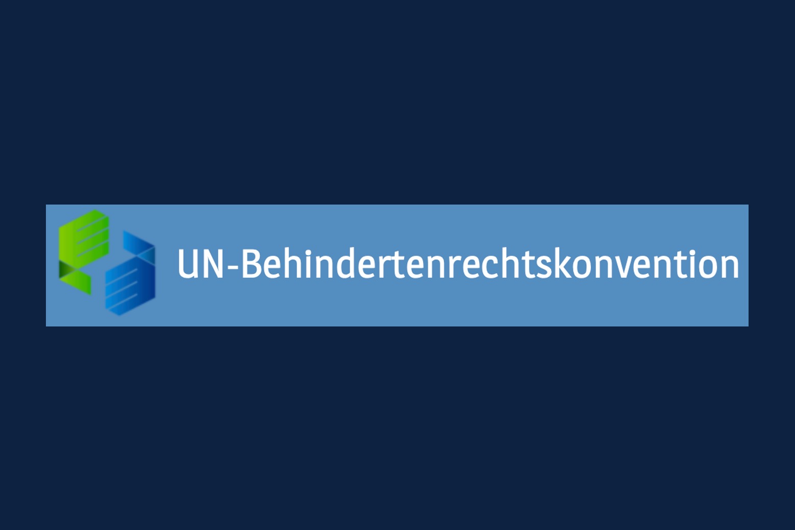 Logo der UN-Behindertenrechtskonventionen