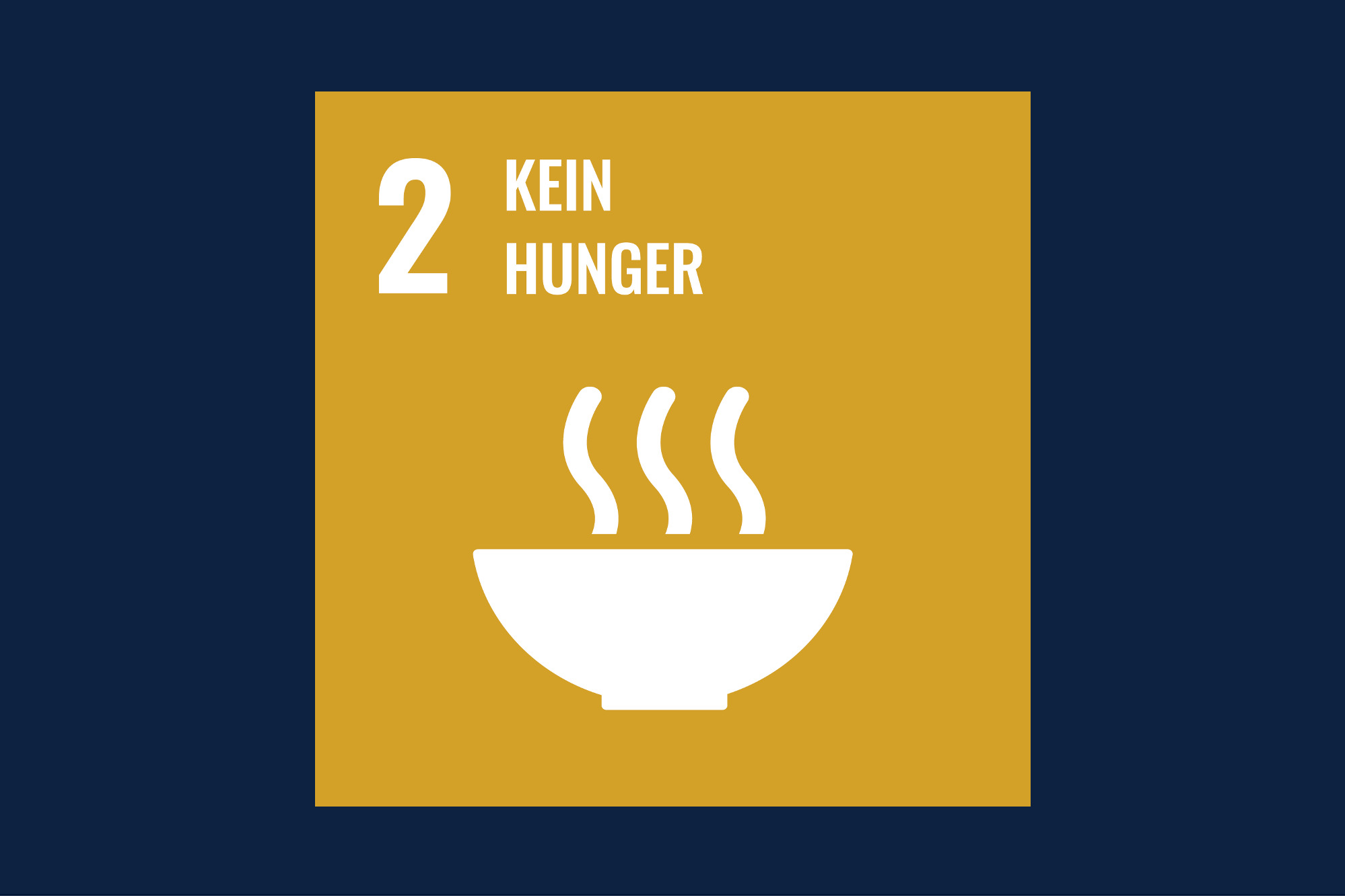 Icon für das Ziel 2 – kein Hunger