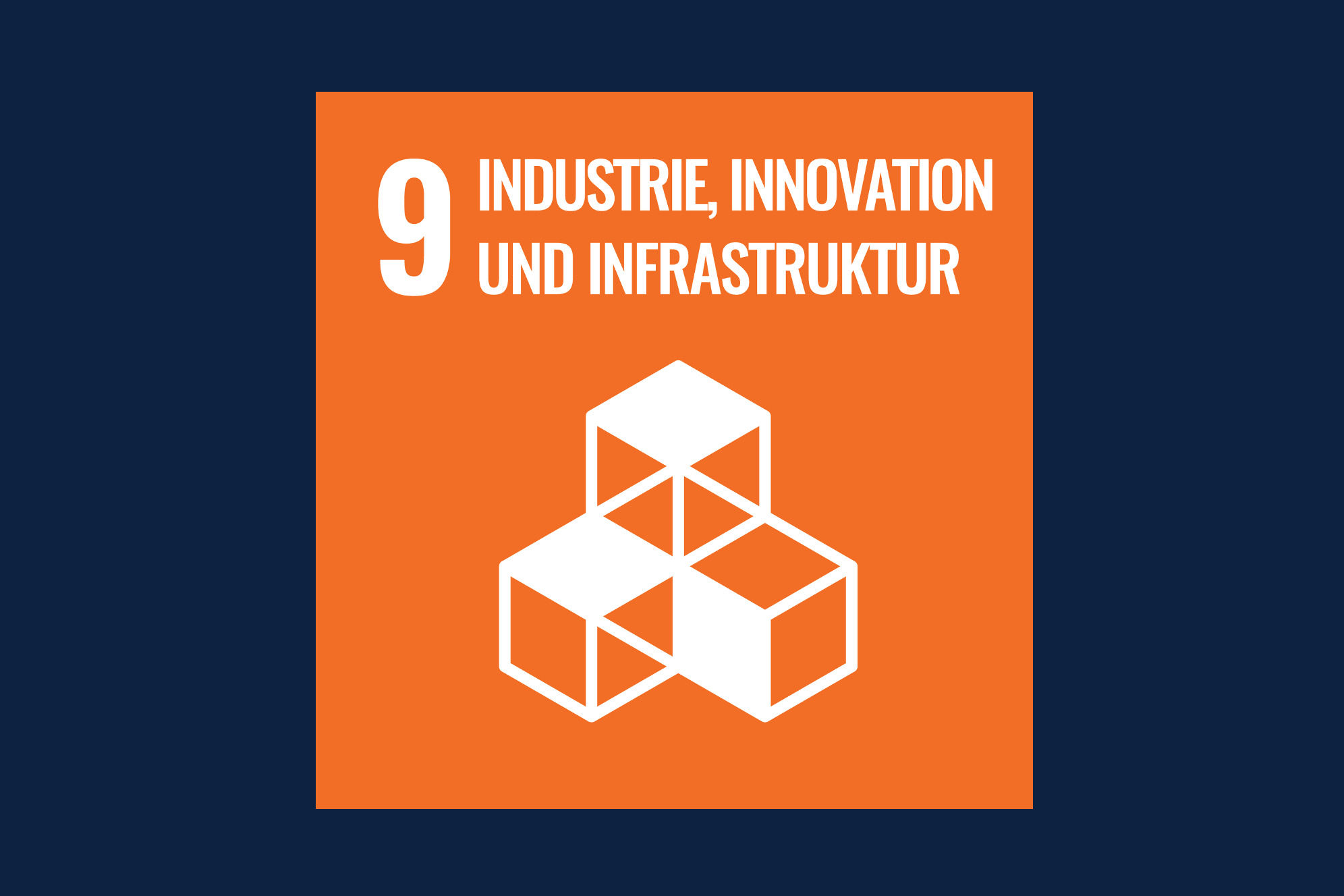 Icon für das Ziel 9 – Industrie, Innovation und Infrastruktur
