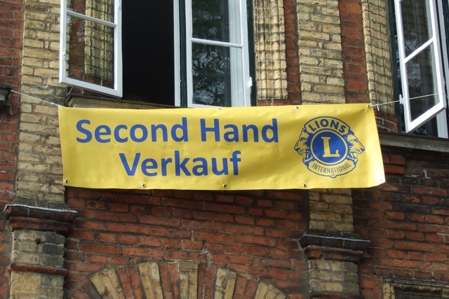 Banner Second-Hand-Verkauf