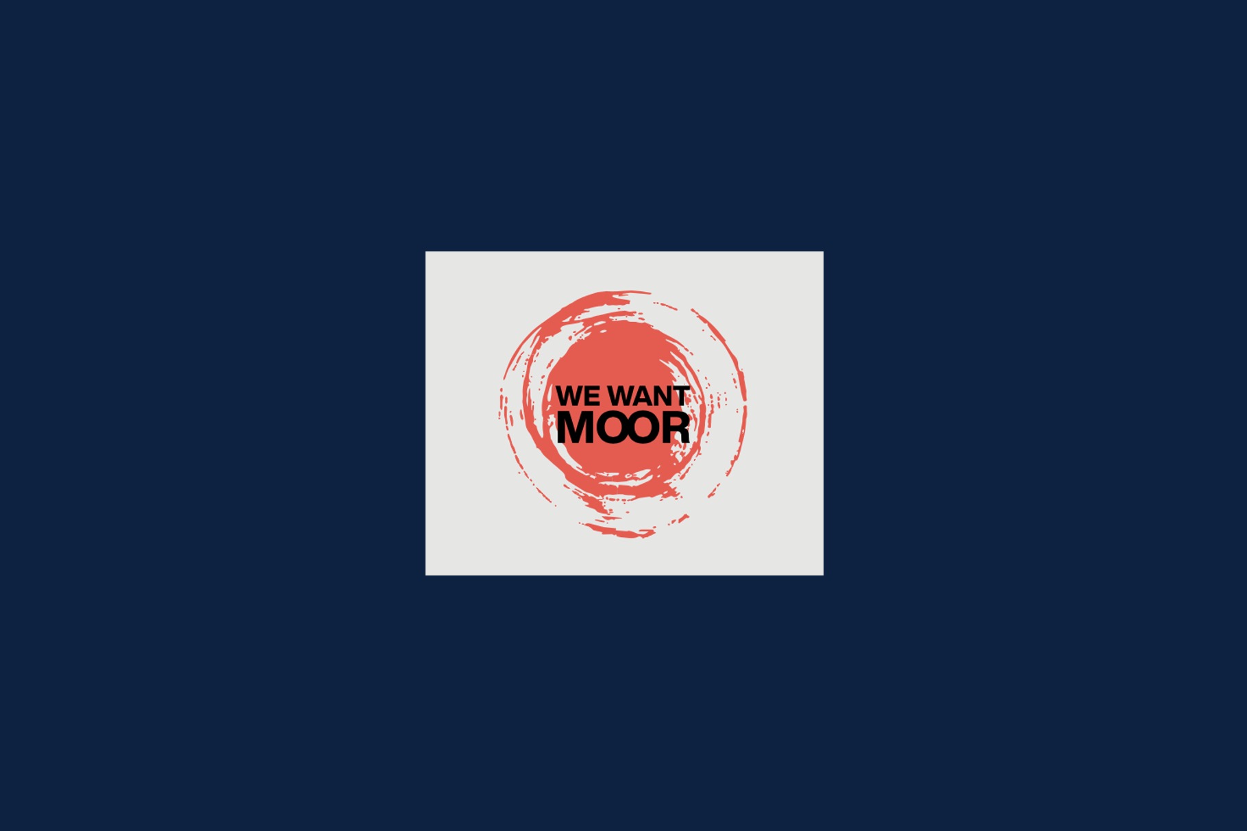 Logo des Vereins We Want Moor