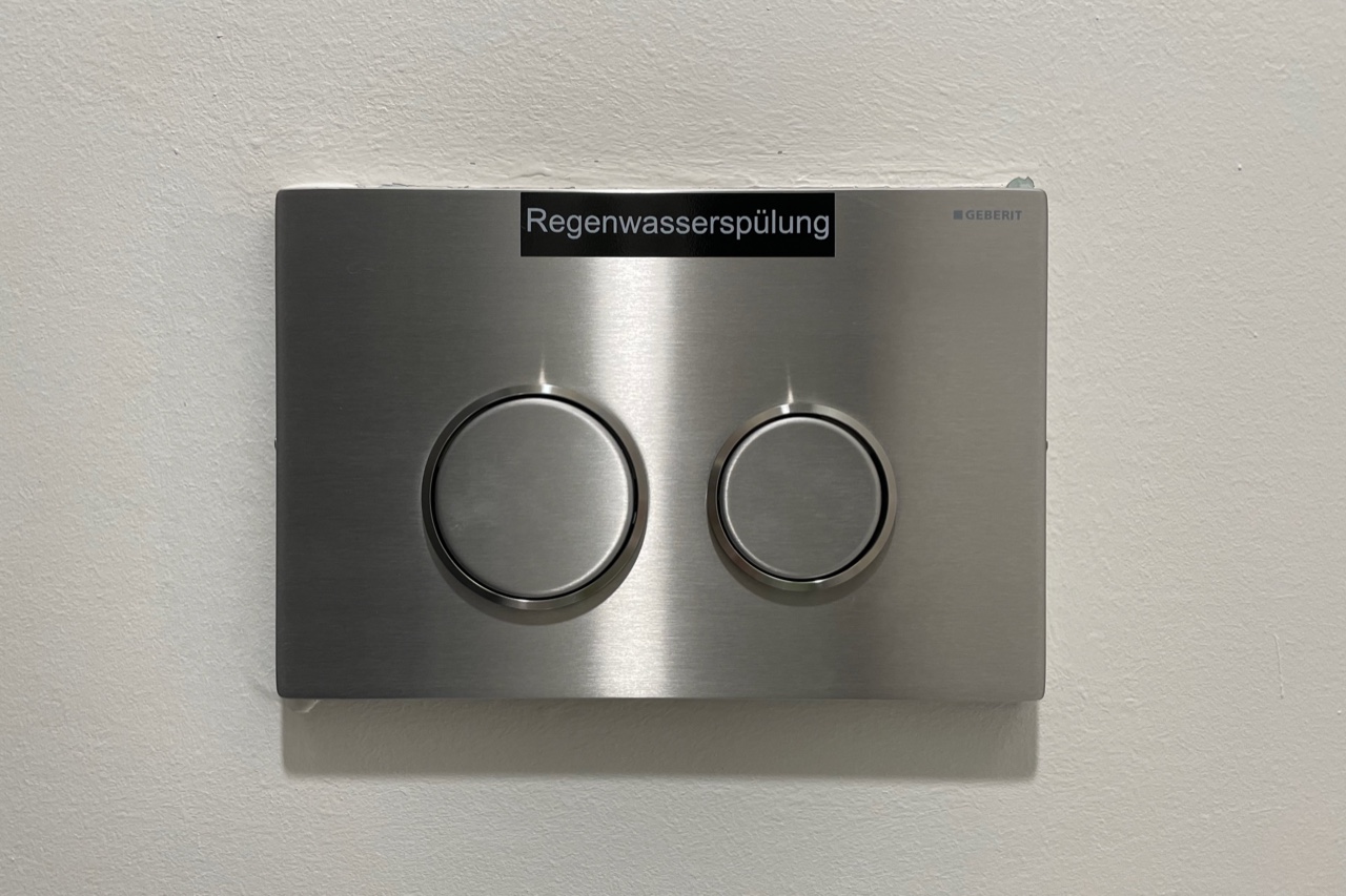 Toilettenspülung mit Regenwasser